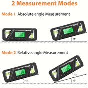 Resim VVIA Dijital Seviye & Açı Ölçer - Hassas Açı Ölçme Aracı, Pil ile Çalışır (Piller Dahil Değildir) 