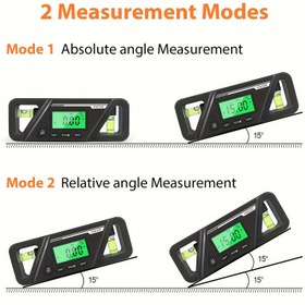 Resim VVIA Dijital Seviye & Açı Ölçer - Hassas Açı Ölçme Aracı, Pil ile Çalışır (Piller Dahil Değildir) 