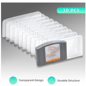 Resim Sunshine022 Transparent N64 Kutusu 20 Adet Ince 0.3mm Pet Toz Gecirmez Nem Korumali Dayanikli Saklama 