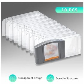 Resim Sunshine022 Transparent N64 Kutusu 20 Adet Ince 0.3mm Pet Toz Gecirmez Nem Korumali Dayanikli Saklama 