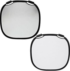 Resim PROFOTO Gümüş Beyaz Katlanabilir Çift Kulplu De Luxe Reflektör L 