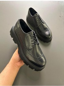 Resim Lfr-f110 Derı Merdane Ayakkabı Siyah Siyah 