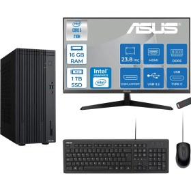 Resim Asus Expertcenter P500MV Intel® Core™ Ultra 5 210H 4.8ghz Aı 16GB Ddr5 1tb SSD 23.8" 120Hz Intel® Intel® Graphics Freedos Mini Tower Masaüstü Bilgisayar D52108512B0DF03+ZETTAUSBBELLEK 
