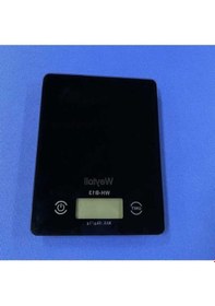 Resim Ulzyvf Siyah Cam Tabanlı Dijital Tartı, 2 Aaa Pil İle Çalışır Piller Dahil Değil, Otomatik Kapanma Özellikli 