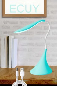 Resim Ecuy Dokunmatik Masa Lambası - Akrobatik Kitap Okuma & Ders Çalışma Lambası, Pilli Ve Kablolu Kullanım 
