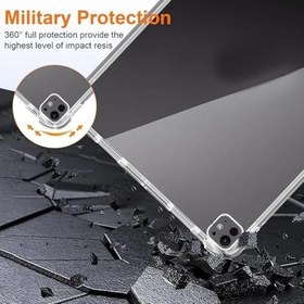 Resim Coverzone iPad Air 10.9 ile uyumlu 2020 (4.Nesil) Kılıf Tablet Nitro Anti Shock Silikon Tamamen Şeffaf Görünümlü Kapak iPad Air 10.9 ile uyumlu tablet kılıf Şeffaf Renk 