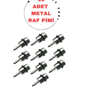 Resim Ayder Çivili Contalı Metal Raf Pimi 10 Adet 