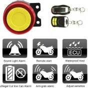 Resim Pengfushop5 Evrensel 12 V Motosiklet Scooter Uzaktan Kumanda Yüksek Sesli Alarma Moto Koruma Altavoces Sistemi Hırsızlığa Karşı Güvenlik Alarm Sistemi (Yurt Dışından) 
