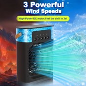 Resim Taşınabilir USB Nemlendirici Fan, 5 Sprey Modu, Ultra-Sessiz Çalışma, Kompakt Tasarım - Ev, Ofis, Seyahat ve Hediye İçin İdeal, En İyi Noel, Kişisel Soğutma Cihazı 