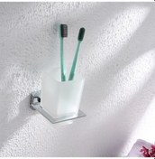 Resim Fause Diş Fırçalık Line Krom 