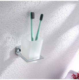 Resim Fause Diş Fırçalık Line Krom 