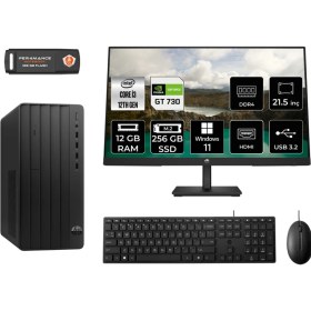 Resim Hp Pro Tower 290 G9 Intel Core I3 12100 12GB 256GB GT730/4GB 21.5" Fhd Monitör W11H 6D3A1EA Masaüstü Bilgisayar & Per4 USB Bellek 6D3A1EAMNT2356 