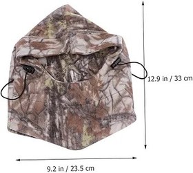 Resim Sosoport Rüzgar Geçirmez Polar Kapüşon Bisiklet Boyunluk Bisiklet Yüz Kaputu Motosiklet Boyun Kapağı Kış Için Yüz Koruyucu Binicilik Için Yüz Maskesi Rüzgar Geçirmez Yüz Koruması Polyester 