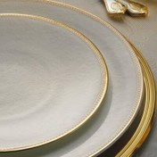 Resim Evaliza Coupe Paisley Gold Yemek Takımı 60 Parça 