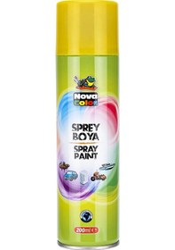 Resim Nova Color Sprey Boya 200 Ml Sarı Diğer 
