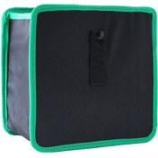 Resim Araba Koltuğu Arkası Çöp Tenekesi Otomotiv Çok Fonksiyonlu Depolama Organizatörü, Stil: Siyah Yeşil Kenar 