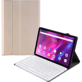 Resim Sunsky YAK10 Bluetooth Klavye Koruyucu Deri Kılıf Altın (Yurt Dışından) 