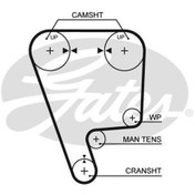 Resim TRIGER KAYISI (129x240) HONDA CIVIV CRX 1.6 12 / 16V (83 92) INT 