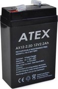 Resim ATEX 12 VOLT - 2.2 AMPER DİK KARE AKÜ (70 X 46 X 101 MM) Powermaster