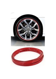 Resim Jant Çevresine 10 Metre 9 Mm Sportif Kırmızı Şerit Jant Bandı (509958186) 