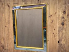 Resim AYNA-Dresuar 18198 HAYAL MODEL Parlak Gold Renk Kayın torna Kutu sevk El Yapım 