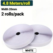 Resim Gateesat 2 Rulo Yapışkan Sineklik Bant, Kendinden Yapışkanlı Cırt Cırt Tül Perde Bant 