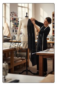 Resim Manken İstanbul 42 Beden Yüksek Kalite Döküm Ayak Kollu Fransız Profesyonel Prova Mankeni Terzi Mankeni 