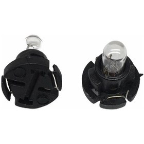 Resim Premıum 12V Duylu Gösterge Ampulü Dipsiz 1.12 W Mf16 Siyah Duy N11.3025 