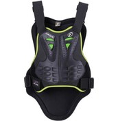 Resim Yeşil Unisex Motosiklet Motokros Yarışı Göğüs Yelek Sırt Omurga Koruyucu Zırh Dişli S 