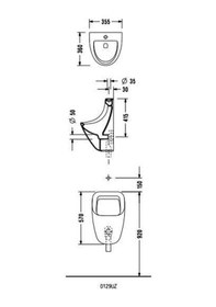 Resim Serel Smart Pisuvar Üstten Temiz Su Girişli 0129Uzs110H 