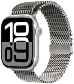Resim CONSTRAIN - Apple ile uyumlu Watch 10/11 Serisi 46mm Kordon Gerçek Titanyum Hasır Metal Band 100 