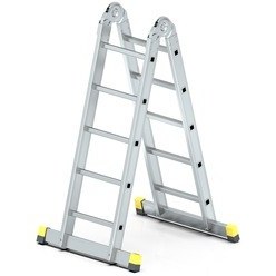 Resim Mht-- Skypratix Fonksiyonel Alüminyum Kırmalı Katlanır Merdiven 2x5 2x5 