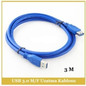 Resim Platoon Ti-mesh Usb 3.0 A M / A F Od6.0 Mavi - 3m 