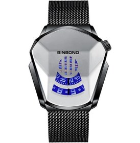 Resim Sones Fngeen 4006 Erkek Trend Su Geçirmez Kuvars Saat Beyaz Çelik Beyaz Yüzey 