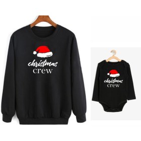 Resim venüsdijital Christmas Crew Yeniyıl Sweat Zıbın(tekli Üründür Kombin Yapmak Için 2 Adet Sepete Ekleyiniz) 