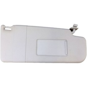 Resim Volkswagen Passat Cc 2013-2017 Model Arası Uyumludur Ön Sağ Güneşlik Guneslık Aynalı Komple Açık Gri 