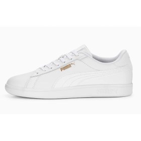 Resim Puma Smash V3 L 390987-01 Spor Ayakkabı BEYAZ | Unisex 