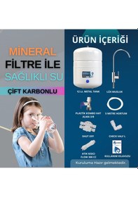 Resim 13 Aşamalı Açık Kasa 12 Lt. Pompalı Su Arıtma Cihazı 