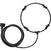 Resim 16 Inç Soğutma Yüzüğü, Serin Veranda Esinti Için Açık Hava Fan Kiti, Açık Veranda Bahçe Fan Aksesuarları Amerikan Standardı (Yurt Dışından) 