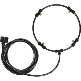 Resim 16 Inç Soğutma Yüzüğü, Serin Veranda Esinti Için Açık Hava Fan Kiti, Açık Veranda Bahçe Fan Aksesuarları Amerikan Standardı (Yurt Dışından) 