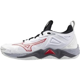 Resim Wave Momentum 3 Unisex Voleybol Ayakkabısı Beyaz / Gri 
