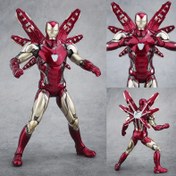 Resim 1 Adet Avengers Demir Adam Karakter Figürü, Hareketli Eklemli PVC Model, Araba Dekorasyonu ve Tatil Hediyeleri İçin Uygun 