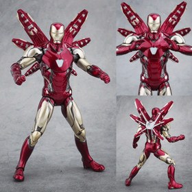 Resim 1 Adet Avengers Demir Adam Karakter Figürü, Hareketli Eklemli PVC Model, Araba Dekorasyonu ve Tatil Hediyeleri İçin Uygun 