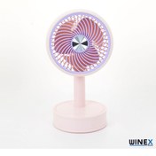 Resim Winex Mini Taşınabilir Portatif Fan 3 Kademeli Vantilatör Pembe 