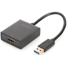 Resim Digitus Usb 3.0 Hdmı Grafik Adaptörü Giriş: 1 X Usb 3.0 Usb-a Erkek Çıkış: 1 X Hdmı A 19-pin Dişi Full Hd, 1080p Plastik-19655 