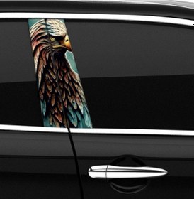 Resim Araba Etiketleri, Tuning Kaplama, Direk Folyosu - Kartal, Eagle Renkli 