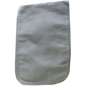 Resim Micro Peel İpek Sırt ve Vücut Kesesi 17 x 27 CM Beyaz 