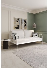 Resim Argimo Sofia Sedir Metal Karyola 90x200 