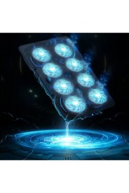 Resim Hype Store Şok Soğutma Profesyonel Dizüstü Bilgisayar Notebook Soğutucu Laptop Stand Işıklı Laptoplarına Özel 8 