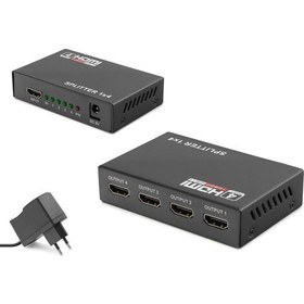 Resim Hadron HDX1286(205K) Splitter HDMI 1.4V 1080P 3D 1 Giriş 4 Çıkış 